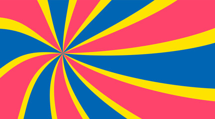 Set of retro sunburst background, 80s style, poster design