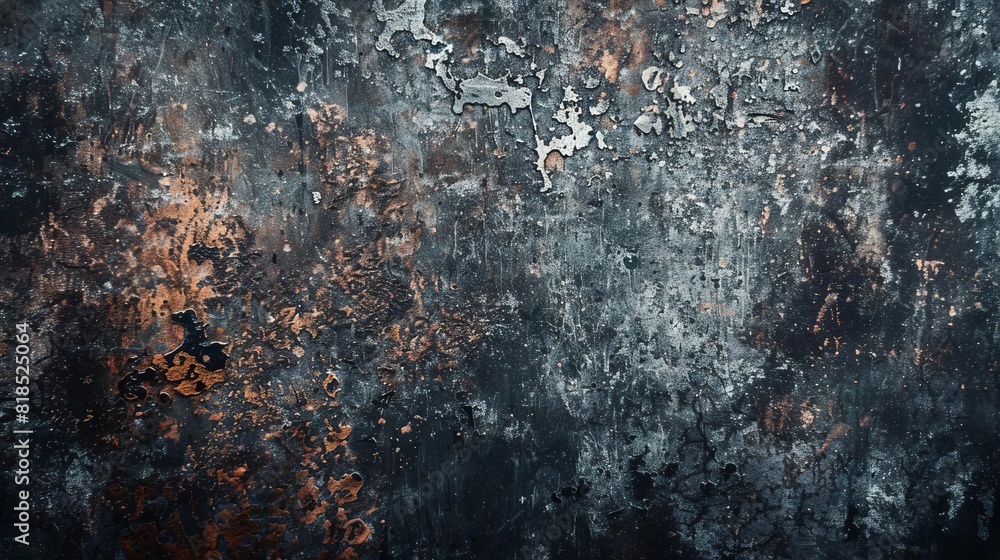 Poster grungy dark texture with rough weathered surface abstract background