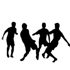 Siluet people activities 