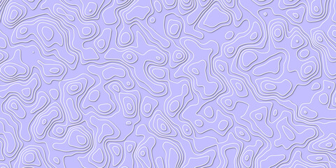 Abstract topography wavy line map.