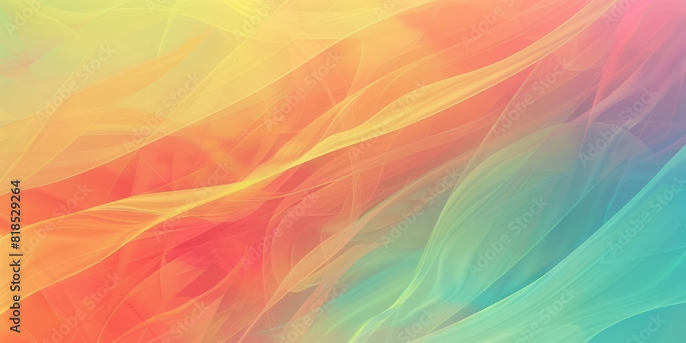 Poster colorful abstract painting with a smooth gradient aig51a.