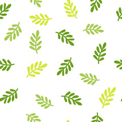 Artistic seamless foliage design, blending abstract and organic elements for versatile use in fashion, paper goods, and home decor.