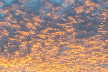 Colorful sunset sky
