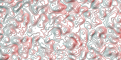 Naklejka premium Rhythmic layers shaping fluid contours into endless geographic expressions