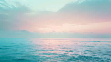 Fototapeta premium Tranquil Symphony of Pastel Horizons