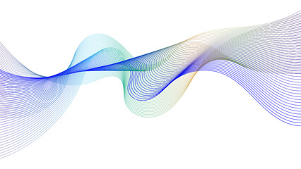 Wavy Abstract background with business lines, business curve lines, graphic element colorful vector illustration background