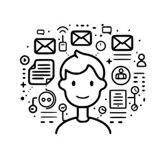 communication icon, business icon, technology icon, discussion icon, conference icon, cooperation icon, meeting icon, success icon, teamwork icon, group icon, management icon, businessman icon, office