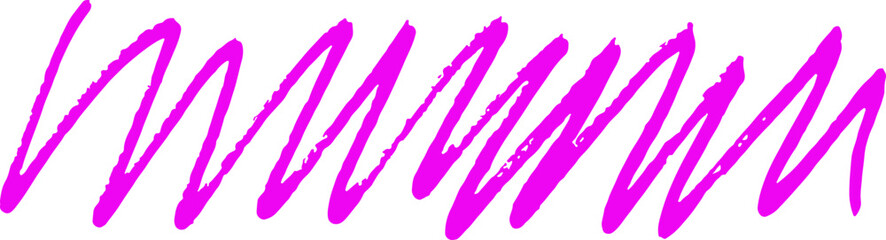 Colorful lines scribbles,Marker pen underline and strike through strokes, Scribble Design Elements .