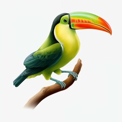 Fototapeta premium colorful beautiful birds Created with Generative AI technology.