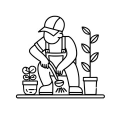 gardening icon, agriculture icon, tree icon, harvest icon, horticulture icon, farming icon, environmental icon, landscaped icon, farmer icon, lifestyles icon, innovation icon, agricultural icon, plant