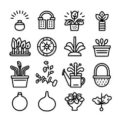 gardening icon, agriculture icon, tree icon, harvest icon, horticulture icon, farming icon, environmental icon, landscaped icon, farmer icon, lifestyles icon, innovation icon, agricultural icon, plant