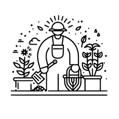 gardening icon, agriculture icon, tree icon, harvest icon, horticulture icon, farming icon, environmental icon, landscaped icon, farmer icon, lifestyles icon, innovation icon, agricultural icon, plant