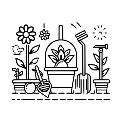 gardening icon, agriculture icon, tree icon, harvest icon, horticulture icon, farming icon, environmental icon, landscaped icon, farmer icon, lifestyles icon, innovation icon, agricultural icon, plant