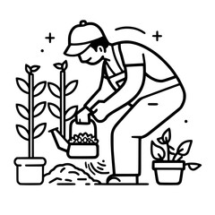 gardening icon, agriculture icon, tree icon, harvest icon, horticulture icon, farming icon, environmental icon, landscaped icon, farmer icon, lifestyles icon, innovation icon, agricultural icon, plant