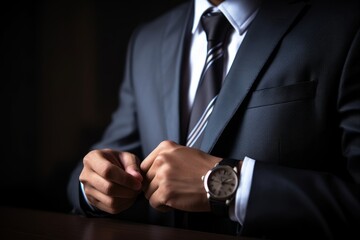 Fashionable person male tie businessman formal young success shirt elegance hand business men suit