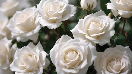 Obraz premium White rose close up