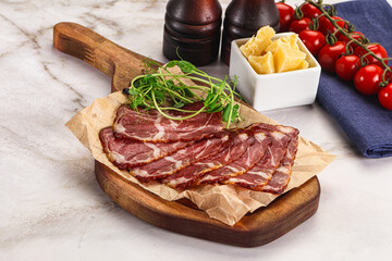 Italian pork sausage - prosciutto crudo