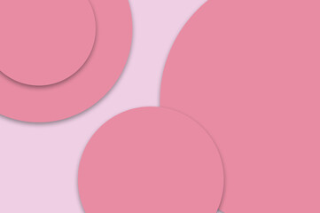 Simple soft pink abstract irregular geometric squares