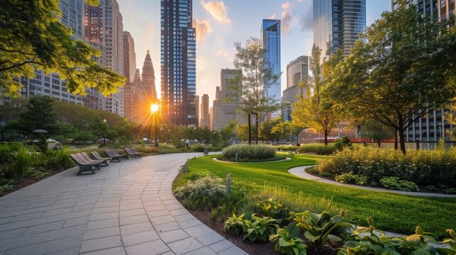 Urban planners engage in strategic discussions, devising plans for sustainable urban development that prioritize community needs and environmental considerations.