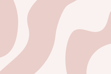 Simple soft pink abstract irregular color blocks