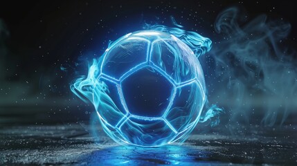 soccer ball blue light technology