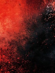 red to black spot , color gradient rough abstract background shine bright light and glow template...