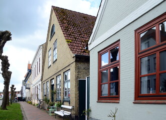 Historical Buildings in the Town Arnis, Schleswig - Holstein