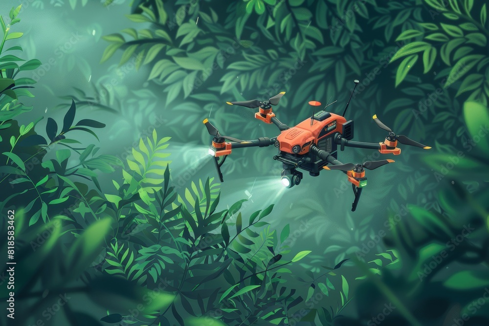 Aufkleber smart agritech operations with precision farming drones for efficient crop analysis and automated ag