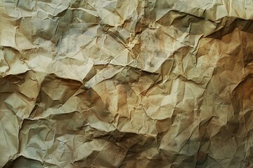Distressed brown paper sheet. Rustic, natural or craft material