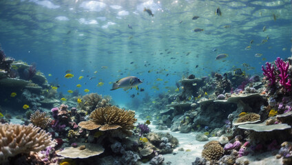 Fototapeta premium Underwater Coral Reef Wonderland