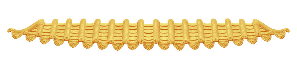 Golden chinese style roof