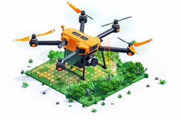 Efficient smart farming with drones for precision crop analysis and automated agritech operations using modern agriculture technology