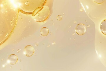 a close up of bubbles on a white surface