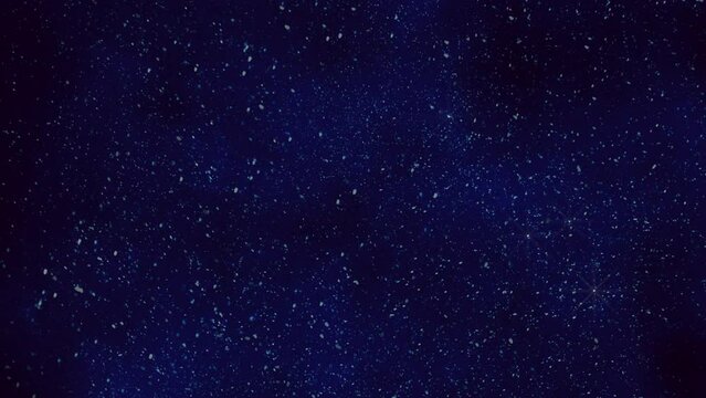 A captivating depiction of a serene night sky etched with stars, characterized by a deep blue background adorned with delicate white specks