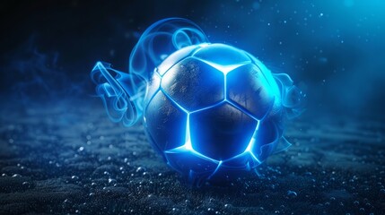 soccer ball blue light technology