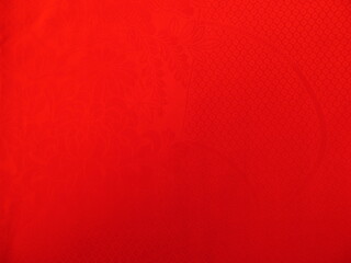 着物（赤襦袢）の生地の写真