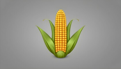 A corn icon with yellow kernels upscaled_7