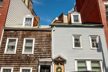 Colorful houses in Boston