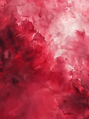 Ruby abstract watercolor background.