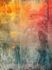 Textured abstract paint on canvas background grunge art wallpaper colorful wall pattern in vintage design paper old artistic brush strokes backdrop decorative retro watercolor draw illustration