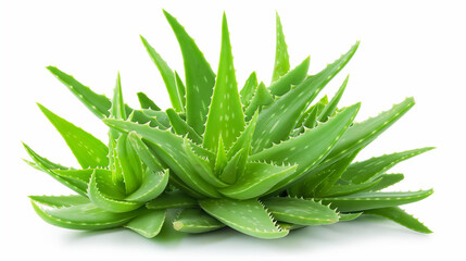 The image is of several aloe vera plants.


