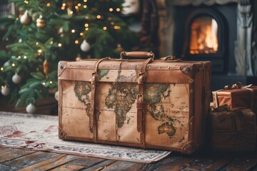 A blogger writing about holiday travel tips