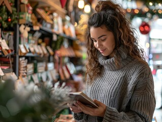 A bookkeeper helping small businesses prepare for holiday sales
