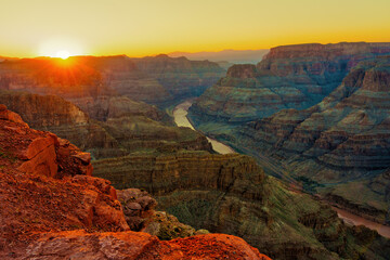 Sunset Over the Grand Canyon