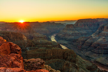 Sunset Over the Buttes of the Grand Canyon