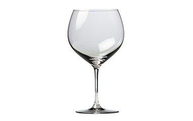 The Clarity and Durability of Our Finest Water Glass Isolated on a Transparent Background PNG.