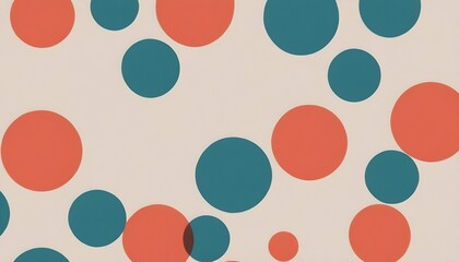 A pattern of overlapping circles or bubbles for a