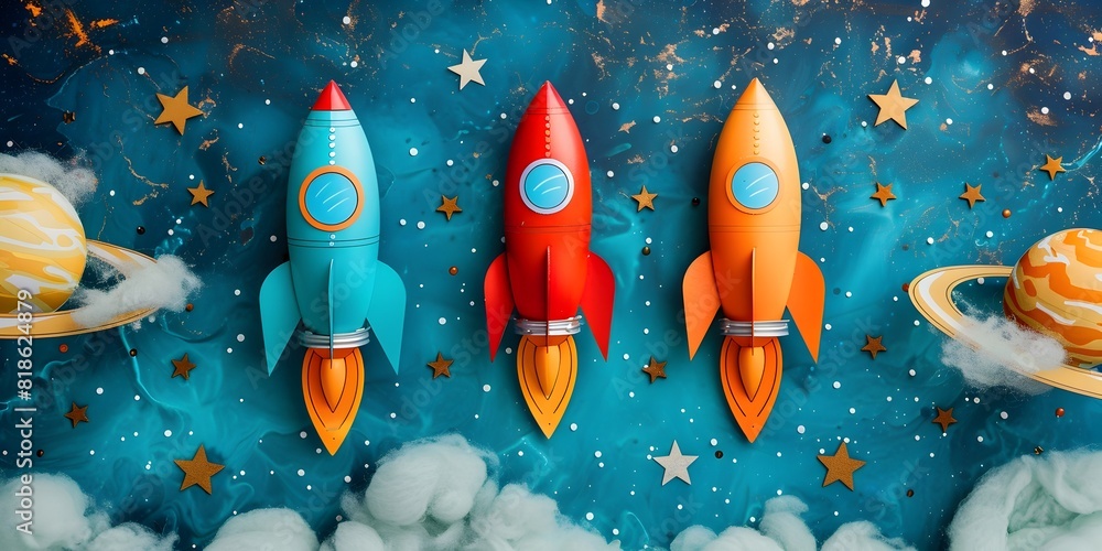 Poster launching dreams designing and building model rockets for space workshop