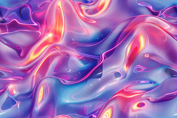 Obraz premium iridescent seamless pattern