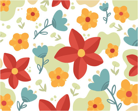 Floral background pattern